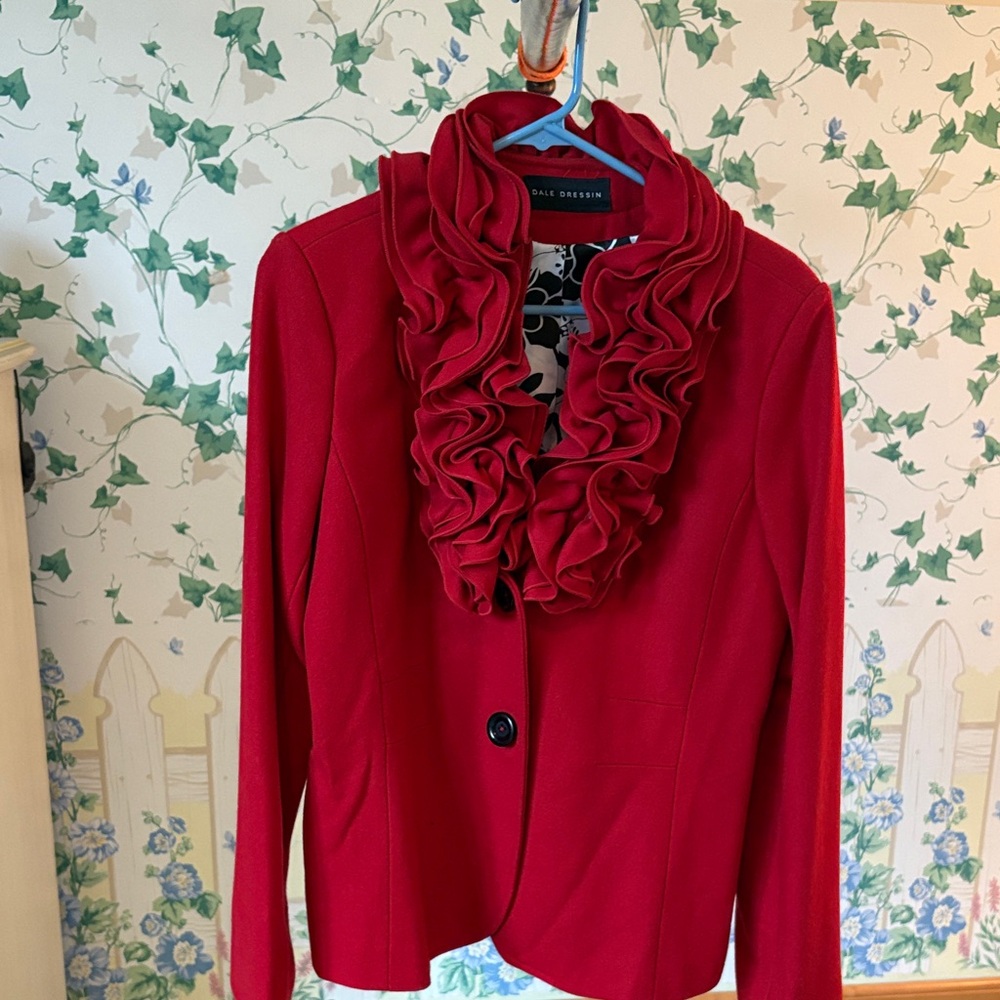 Red Women's Blazer